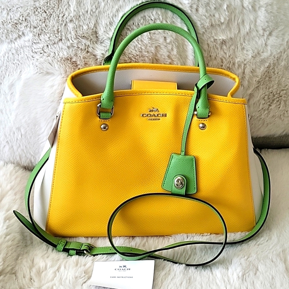 Ciach Beautiful  yellow/white/green handbag IP